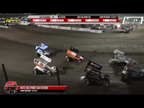 Sportsman & MSTS Sprint Features | Rapid Speedway | 5-21-2021