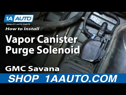How To Install Replace Vapor Canister Purge Solenoid 2003-2010 GMC Savana Chevy Express