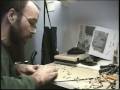 simulating miniature corrugated steel for a small barn diorama/terrain piece