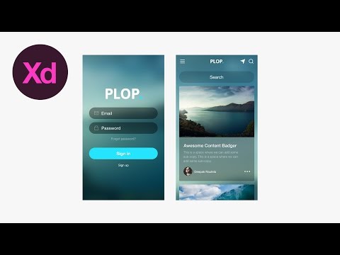 Wireframe & Design Adobe XD Tutorial | Dansky Live