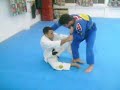 moshe kaitz with a student sparring ??? ??? ???????
