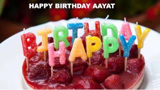 Aayat   Cakes Pasteles - Happy Birthday