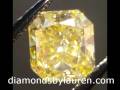 videos de 1.16ct Fancy ORANGY Yellow Radiant Diamond
