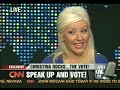 Christina Aguilera on Larry King part 1