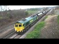 EWS and Freightliner \"Race\"  at Milford
