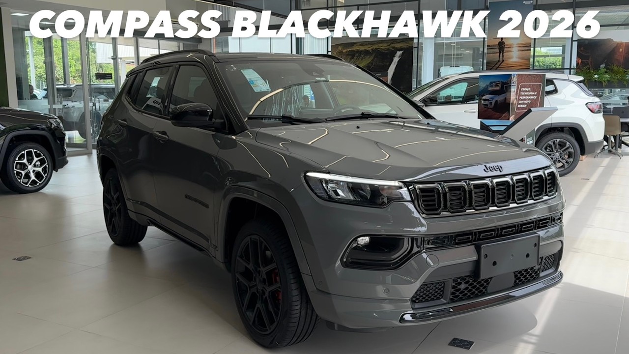 AVALIAÇÃO JEEP COMPASS BLACKHAWK 2026 - VERSÃO TOP DE LINHA EM DETALHES!!