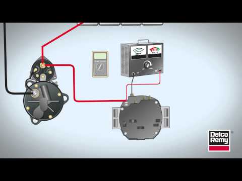 how to measure alternator output