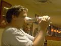 College Instructor Chugging Syrup Carafe