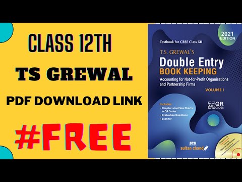 Ts Grewal Accountancy Class 11 Ebook Free Download