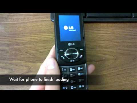 how to turn on lg cf360