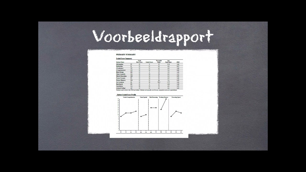 De afname en scorings-opties van de WPPSI-IV-NL
