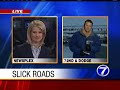 Slick Streets Make For Tough Travel In Metro