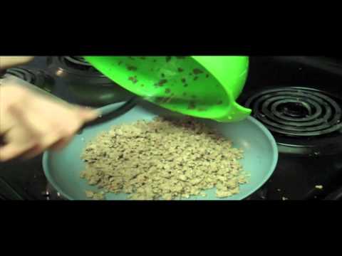 how to drain ground beef grease