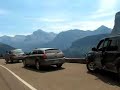 Descent of Going-to-the-sun road Descent of Going-to-the-sun road