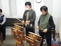 ぶち合わせ太鼓下打ち練習（2008.4.1.火）小槌会 Buchiawase daiko"Kozuchikai"