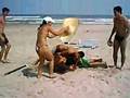 Montinho na praia