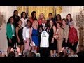 President Obama Welcomes the 2012 WNBA Champion Indiana Fever