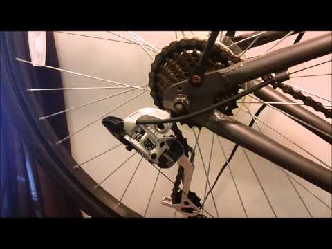 how to adjust sram rear derailleur