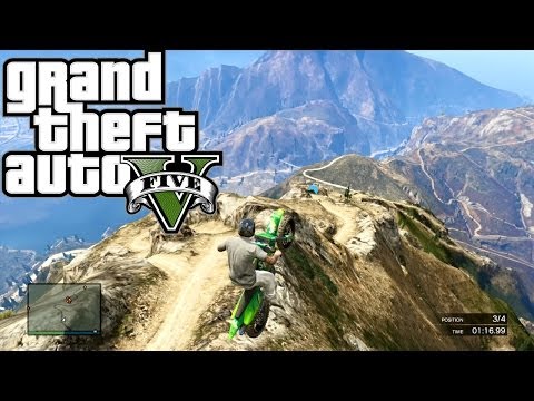 GTA 5 ONLINE Mountain Bike Race ( Fun Custom Race ) GTA V MULTIPLAYER GTA 5 ONLINE Mountain Bike Race ( Fun Custom Race ) GTA V MULTIPLAYER