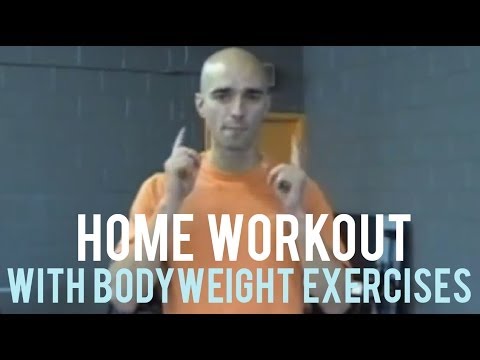Home Workout with Bodyweight Exercises
