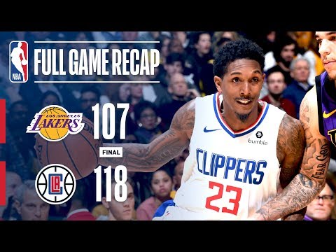 Video: Full Game Recap: Clippers VS Lakers | Lou Williams Catches Fire