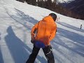 extreme bumsleigh from ski resort gampen st anton am arlberg