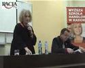 RACJA: Prof. Szyszkowska w Radomiu, cz??? 1/2