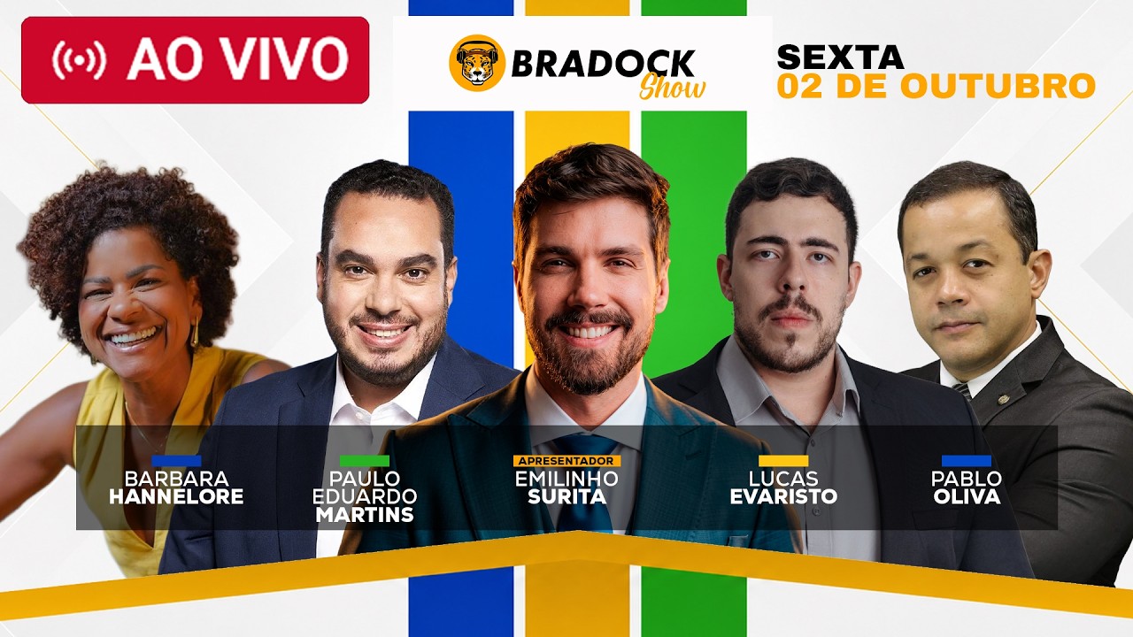 🔴 A 2 DIAS DA ELEIÇÃO: STF E TSE SOB PRESSÃO, EUA EM ALERTA | Bradock Show 02/10/2026