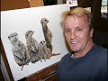 Meerkats Portrait by Jason Swain