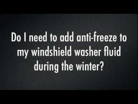 how to drain summer washer fluid