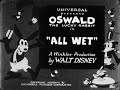 Walt Disney Oswald - All Wet (1927)