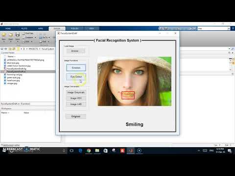 Facial expression and eye color detection in matlab – MatlabWorks