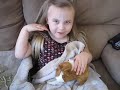 My daughters introducing their guinea pigs Nibbles and Squeaky to youtube.