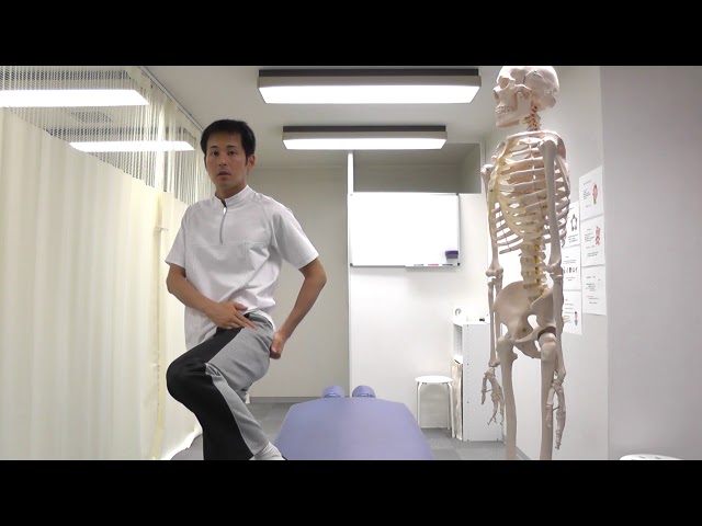 【セルフケア動画】階段を上る時に股関節が痛い　大腿筋膜張筋をゆるめる