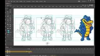 Creating the HostGator Mascot as a digital puppet - Time Lapse Part 1