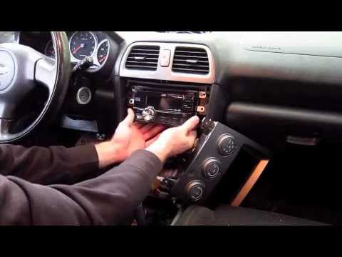 How To: 2005 Subaru WRX/ STI Stock Double Din Head Unit Removal and Replacement