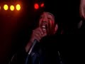 run dmc with jam master jay perform their classic. in this scene, run has just had a falling out with his brother, russell walker (based on russell simmons, run's real life brother and co-founder of def jam records) over control of the show.  this explains blair underwood's tense backstage moments as russell.