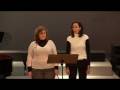 videos de Audição de Canto - Carmen Matos e Catarina Pereira