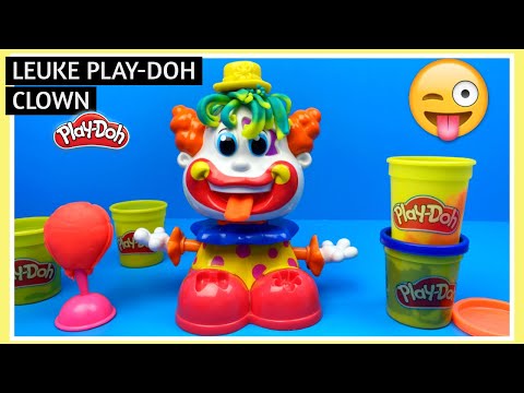 Play Doh Clown speelset en kleurwedstrijd | Family Toys Collector