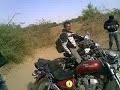 royal enfdield,tour of rok,rann of kuchh . thunder bird