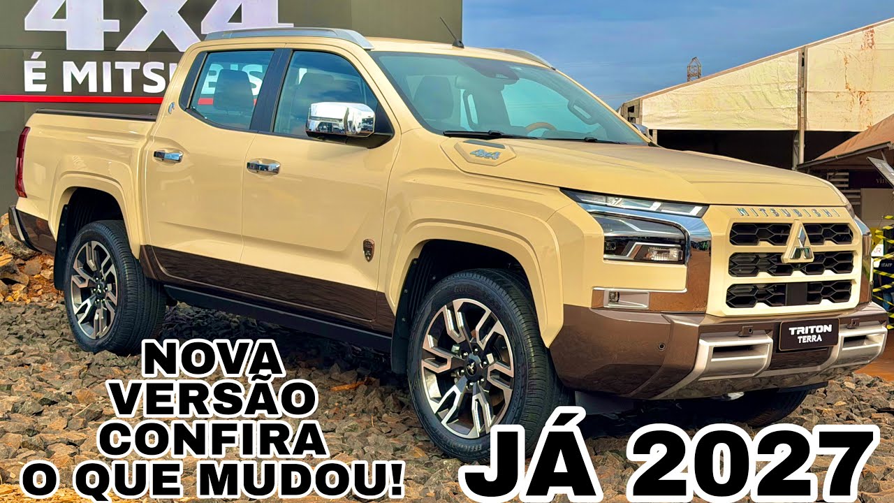 LANÇAMENTO MITSUBISHI TRITON TERRA 2027 EM 300 UNIDADES LIMITADAS | CONFIRA O QUE MUDOU!!