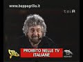 Beppe Grillo - Proibito Nelle Tv Italiane - (Striscia La Not