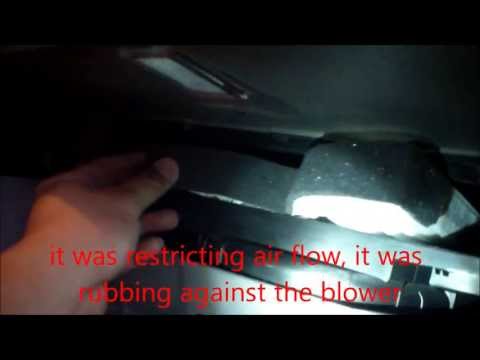 DIY How to install replace cabin air filter 2008 Kia Sedona