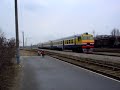 DMU train Riga - Liepaja in Dobele station