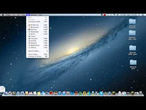how to open library on mac