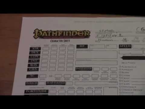 how to fill a d&d character sheet