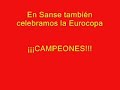 celebración de la eurocopa en donosti