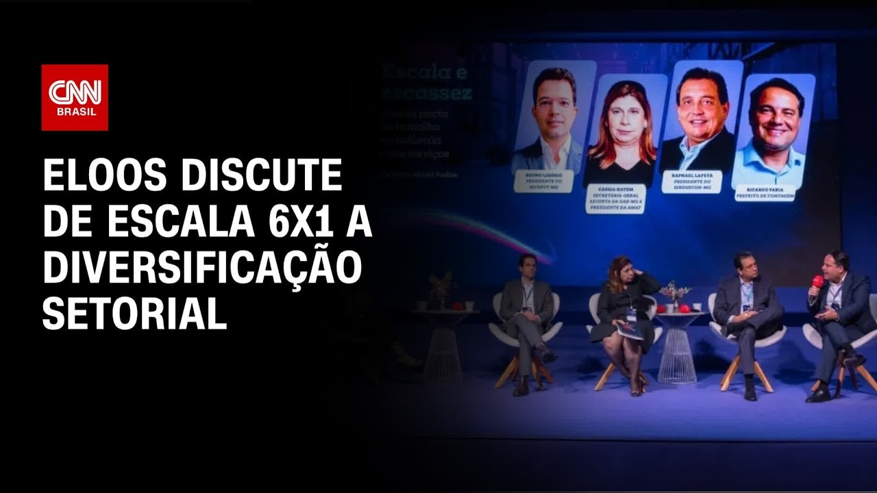 Escala 6x1 e diversificação setorial: tudo sobre o evento | CNN NOVO DIA