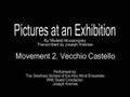 Pictures at an Exhibition - M.1-3 Gnomus to Tuileries