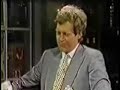 Crispin Glover on the David Letterman show (High on drugs?)